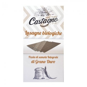 Lasaña integral ecológica 500 g de Castagno - Ecoalimentaria