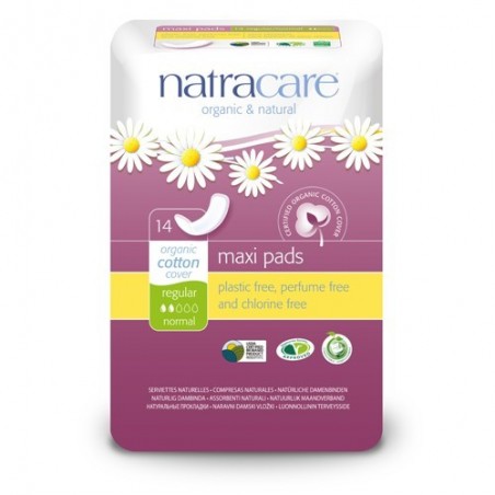 Compresa regular ecológica 14x de Natracare - Ecoalimentaria