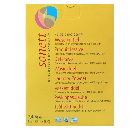 Detergente de ropa concentrado ecológico 2.4 Kg Sonett- Ecoalimentaria