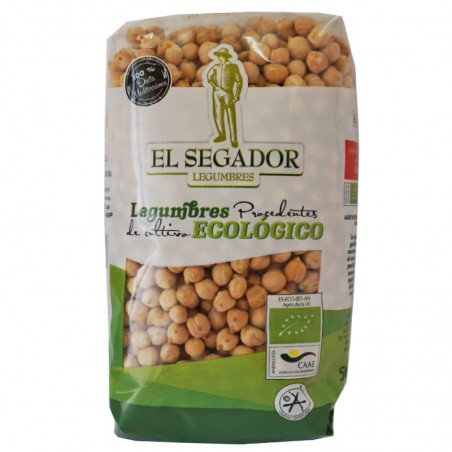Garbanzo pedrosillano ecológico 500 g de El Segador - Ecoalimentaria