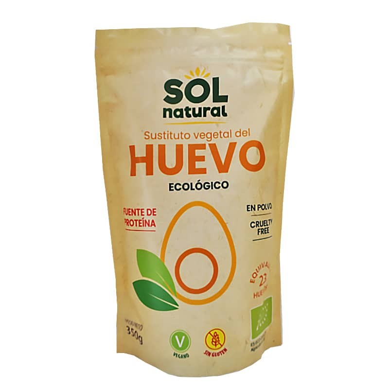 Substitut vegetal de l'ou bio 350 g de Sol Natural - Ecoalimentaria