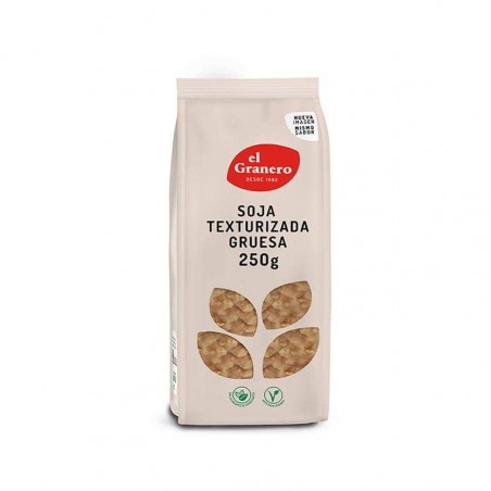 Soja texturizada gruesa ecológica 150 g El Granero - Ecoalimentaria