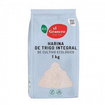 Farina de blat integral ecològica  1 Kg d'El Granero - Ecoalimentaria