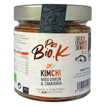 Kimchi ecológico 350 g de Bio-K - Ecoalimentaria