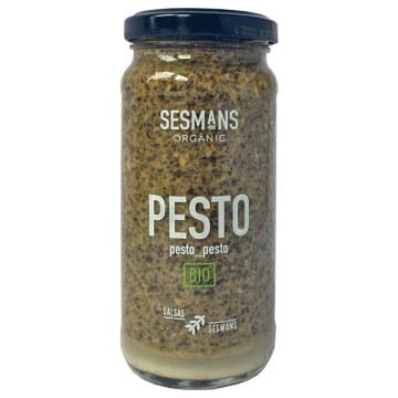 Pesto ecològic 240 ml de Sesmans - Ecoalimentaria
