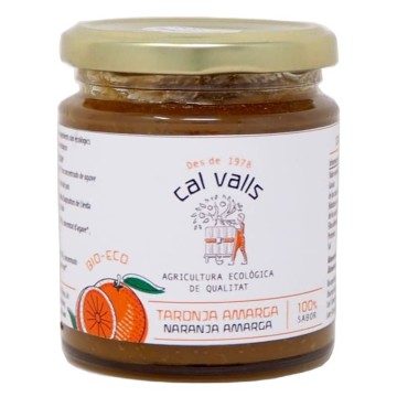 Mermelada de naranja ecológica 240 g de Cal Valls - Ecoalimentaria