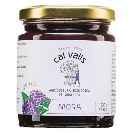 Mermelada de mora ecológica 240 g de Cal Valls - Ecoalimentaria