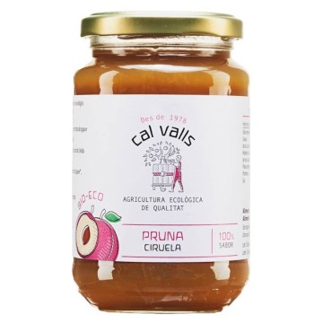 Mermelada de ciruela ecológica 375 g de Cal Valls - Ecoalimentaria
