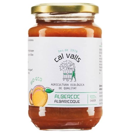 Melmelada d’albercoc ecològica 375 g de Cal Valls - Ecoalimentaria