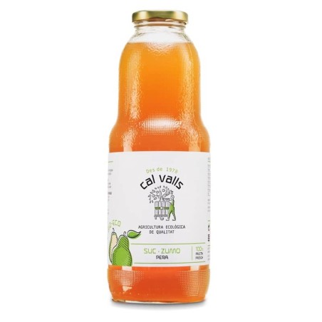 Zumo de pera ecológico 1 l de Cal Valls - Ecoalimentaria