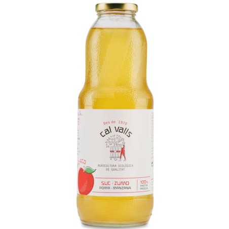 Zumo de manzana ecológico 1 l de Cal Valls - Ecoalimentaria