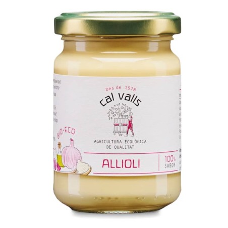 Allioli ecológico 135 g de Cal Valls - Ecoalimentaria