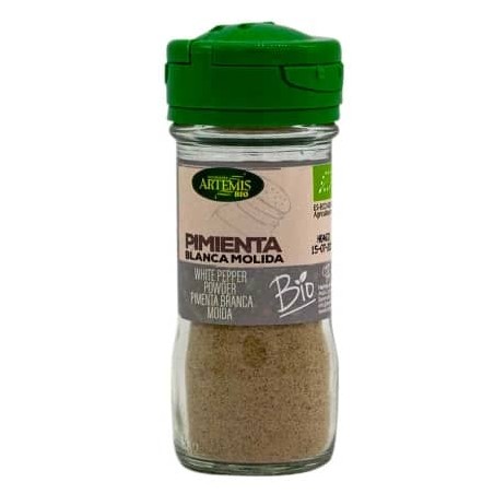 Pebre blanc mòlt ecològic 40 g d'Artemis - Ecoalimentaria