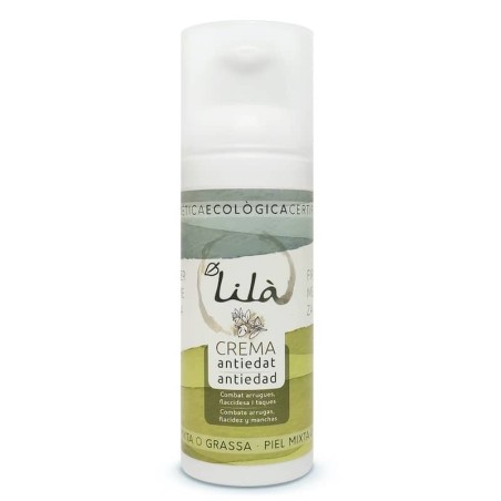 Crema antiedad ecológica para piel mixta 50 ml Lilà - Ecoalimentaria
