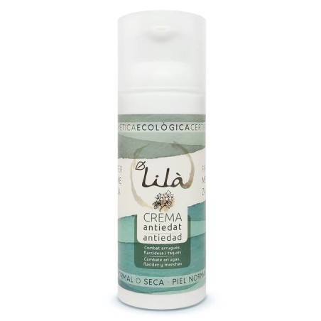 Crema antiedad ecológica para piel normal 50 ml Lilà - Ecoalimentaria