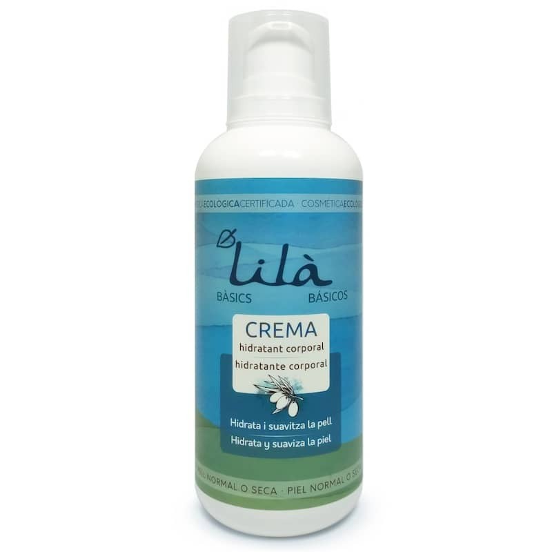 Crema hidratant corporal ecològica 400 ml de Lilà - Ecoalimentaria