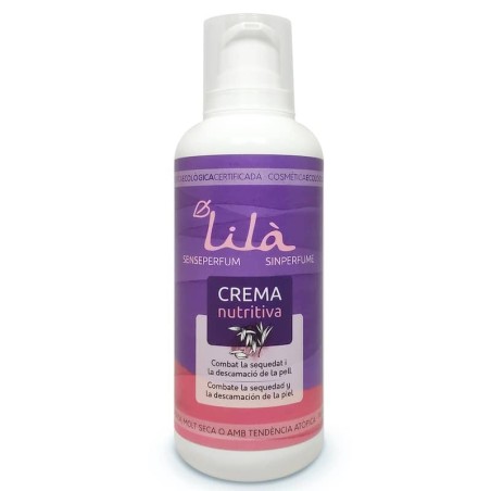 Crema nutritiva corporal ecológica 400 ml de Lilà - Ecoalimentaria