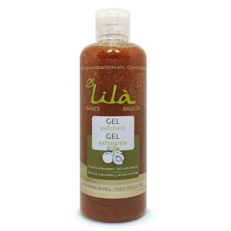 Gel exfoliante ecológico 250 ml de Lilà - Ecoalimentaria