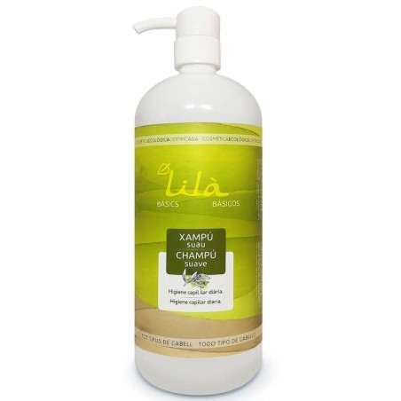 Xampú suau familiar ecològic 1 l de Lilà - Ecoalimentaria