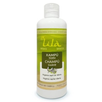 Xampú suau ecològic 250 ml de Lilà - Ecoalimentaria