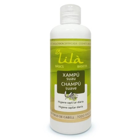 Champú suave ecológico 250 ml de Lilà - Ecoalimentaria