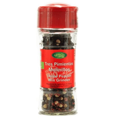 Tres pebres molinet ecològics 35 g d'Artemis - Ecoalimentaria