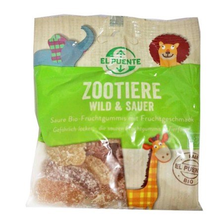 Gominola zoo ecológica 100 g de El Puente - Ecoalimentaria