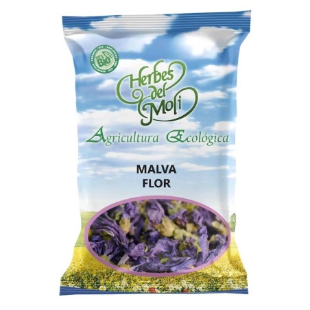 Malva ecológica 10 g de Herbes del Molí - Ecoalimentaria