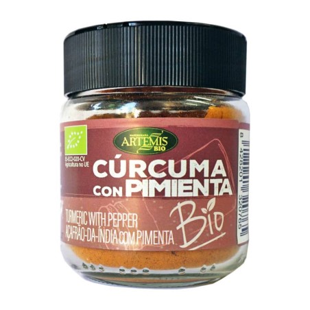 Cúrcuma amb pebre ecològica 80 g d'Artemis - Ecoalimentaria