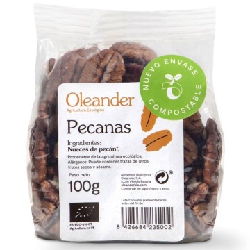 Pacanes ecològiques 100 g d'Oleander - Ecoalimentaria