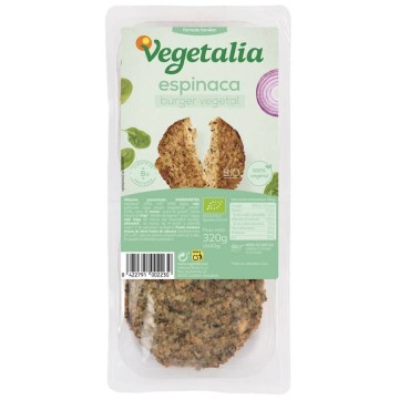 Vegeburger espinaca ecològica 160 g de Vegetalia - Ecoalimentaria