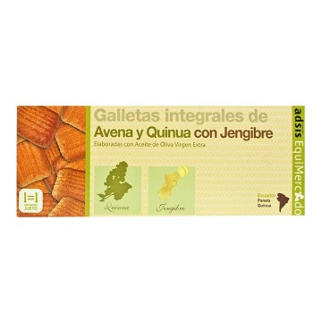 Galletas quinua con jengibre 125 g bio de EquiMercado - Ecoalimentaria