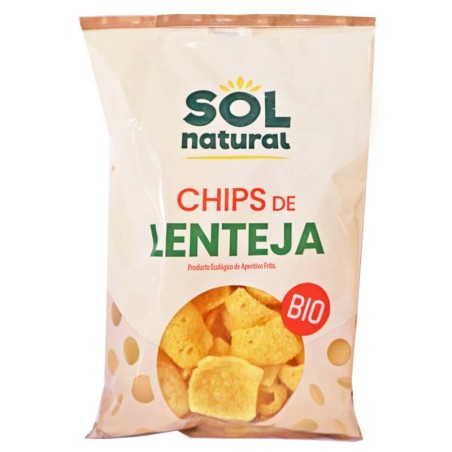 Xips de llentia ecològics 65 g de Sol Natural - Ecoalimentaria