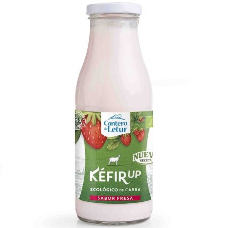 Kéfir up de cabra sabor fresa bio 500 ml de Cantero de Letur