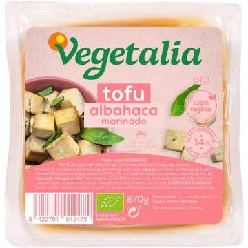 Tofu albahaca marinado ecológico 270 g de Vegetalia - Ecoalimentaria