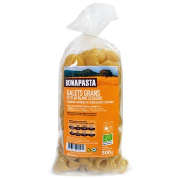 Galets grans de blat ecològic 500 g de Bonapasta - Ecoalimentaria