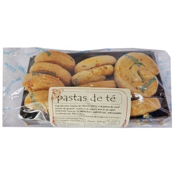Pastes de te ecològiques 200 g de Biogredos - Ecoalimentaria