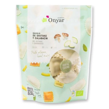 Raviolis de shiitake y calabacín bio 250 g de Onyar - Ecoalimentaria