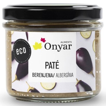 Paté d'albergínia ecològic 100 g d'Onyar - Ecoalimentaria