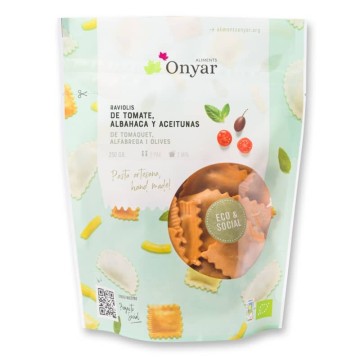 Raviolis de tomate ecológicos 250 g de Onyar - Ecoalimentaria