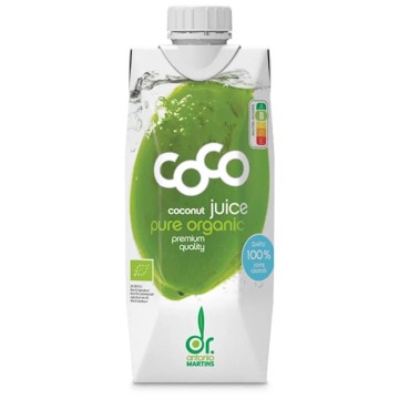 Agua de coco ecológica 500 ml de Dr. Antonio Martins - Ecoalimentaria