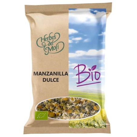 Camamilla dolça ecològica 30 g d'Herbes del Molí - Ecoalimentaria