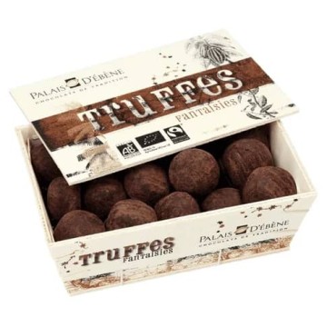 Trufas fantasías ecológicas 130 g de Palais d'Ébène - Ecoalimentaria