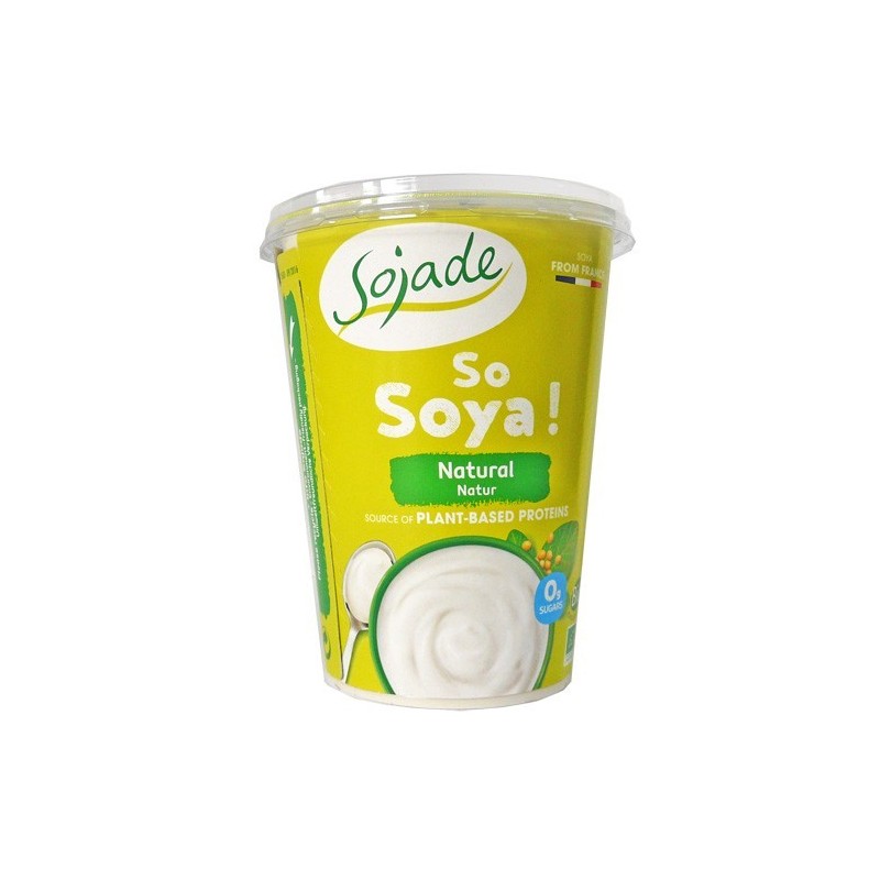 Yogur soja natural ecológico 400 g de Sojade - Ecoalimentaria