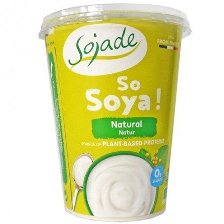 Iogurt soja natural ecològic 400 g de Sojade - Ecoalimentaria