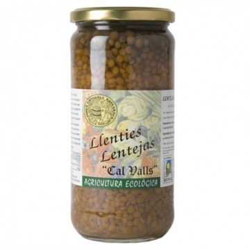 Lentejas cocidas ecológicas 700 g de Cal Valls - Ecoalimentaria