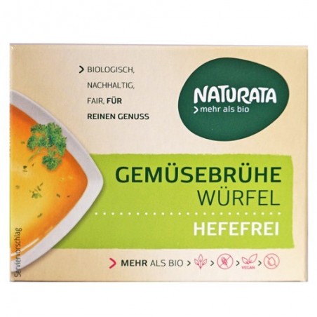 Caldo vegetal en dados ecológico 72 g de Naturata - Ecoalimentaria