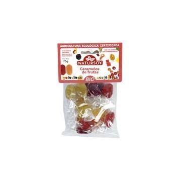 Caramelos de frutas ecológicos 75 g de Natursoy - Ecoalimentaria