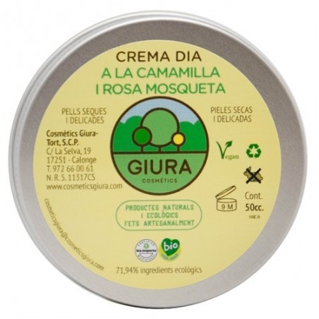 Crema de día a la manzanilla ecológica 50 ml de Giura - Ecoalimentaria