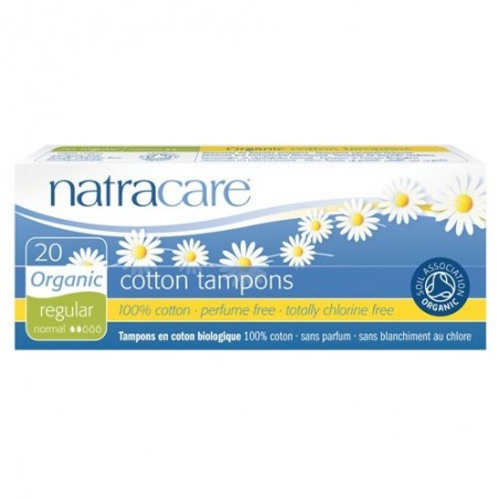 Tampón regular sin aplicador ecológico 20x Natracare - Ecoalimentaria